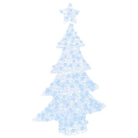 Árbol de Navidad con 100 LED frío 120 cm Acrílico Árbol de Navidad con 100 LED frío 120 cm Acrílico
