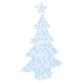 Árbol de Navidad con 100 LED frío 120 cm Acrílico Árbol de Navidad con 100 LED frío 120 cm Acrílico