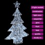 Árbol de Navidad con 100 LED frío 120 cm Acrílico