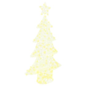 Árbol de Navidad con 160 LED cálido 150 cm Acrílico Árbol de Navidad con 160 LED cálido 150 cm Acrílico