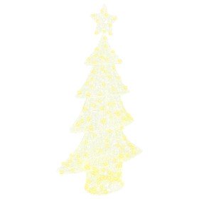 Árbol de Navidad con 160 LED cálido 150 cm Acrílico Árbol de Navidad con 160 LED cálido 150 cm Acrílico