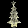 Árbol de Navidad con 160 LED cálido 150 cm Acrílico