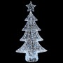 Árbol de Navidad con 160 LED frío 150 cm Acrílico