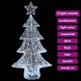 Árbol de Navidad con 160 LED frío 150 cm Acrílico