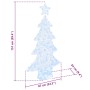 Árbol de Navidad con 160 LED frío 150 cm Acrílico