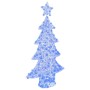 Árbol de Navidad con 160 LED Azul 150 cm Acrílico