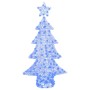 Árbol de Navidad con 160 LED Azul 150 cm Acrílico
