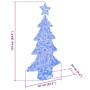 Árbol de Navidad con 160 LED Azul 150 cm Acrílico