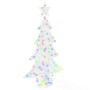 Árbol de Navidad con 160 LED Multicolor 150 cm Acrílico