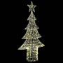 Árbol de Navidad con 240 LED cálido 180 cm Acrílico