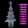 Árbol de Navidad con 240 LED frío 180 cm Acrílico