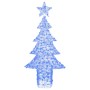Árbol de Navidad con 240 LED Azul 180 cm Acrílico