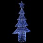 Árbol de Navidad con 240 LED Azul 180 cm Acrílico