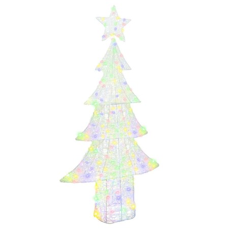 Árbol de Navidad con 240 LED Multicolor 180 cm Acrílico en Adornos festivos | Comprar online en Foro24