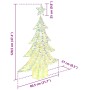Árbol de Navidad con 120 LED cálido 120 cm PET