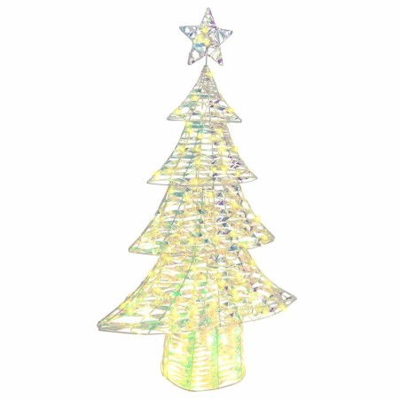 Árbol de Navidad con 160 LED cálido 150 cm PET