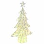 Árbol de Navidad con 160 LED cálido 150 cm PET