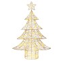 Árbol de Navidad con 120 LED cálido 120 cm PET