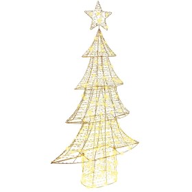 Árbol de Navidad con 160 LED cálido 150 cm PET Árbol de Navidad con 160 LED cálido 150 cm PET