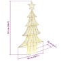 Árbol de Navidad con 160 LED cálido 150 cm PET