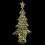 Árbol de Navidad con 240 LED cálido 180 cm PET