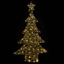 Árbol de Navidad con 120 LED cálido 120 cm Ratán