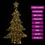Árbol de Navidad con 120 LED cálido 120 cm Ratán