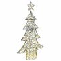 Árbol de Navidad con 160 LED cálido 150 cm Ratán