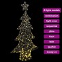 Árbol de Navidad con 160 LED cálido 150 cm Ratán