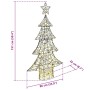 Árbol de Navidad con 160 LED cálido 150 cm Ratán