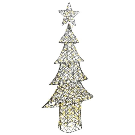Árbol de Navidad con 240 LED cálido 180 cm Ratán
