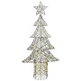 Árbol de Navidad con 240 LED cálido 180 cm Ratán