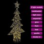Árbol de Navidad con 240 LED cálido 180 cm Ratán