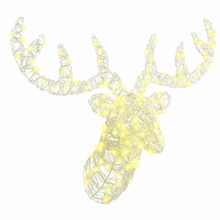 Cabeza de Reno cálido 60 cm Acrílico