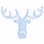 Cabeza de Reno frío 60 cm Acrílico
