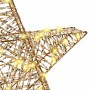 Estrella 3D con 50 LED cálido 55 x 52.5 x 9 cm PET