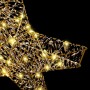 Estrella 3D con 50 LED cálido 55 x 52.5 x 9 cm PET