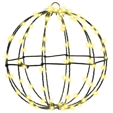 Bola con 96 LED cálido 30 cm Metal