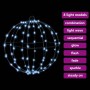 Bola con 96 LED frío 30 cm Metal