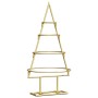 Árbol de Navidad de metal con soporte Dorado 60 cm