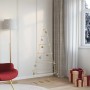 Árbol de Navidad de metal con soporte Dorado 150 cm