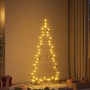 Árbol de Navidad de metal con soporte Dorado 150 cm