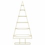 Árbol de Navidad de metal con soporte Dorado 150 cm