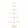 Árbol de Navidad de metal con soporte Dorado 150 cm