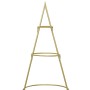Árbol de Navidad de metal con soporte Dorado 150 cm