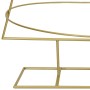 Árbol de Navidad de metal con soporte Dorado 150 cm