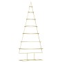 Árbol de Navidad de metal con soporte Dorado 180 cm
