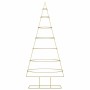 Árbol de Navidad de metal con soporte Dorado 180 cm