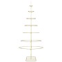 Árbol de Navidad de metal con soporte Dorado 180 cm
