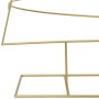 Árbol de Navidad de metal con soporte Dorado 210 cm
